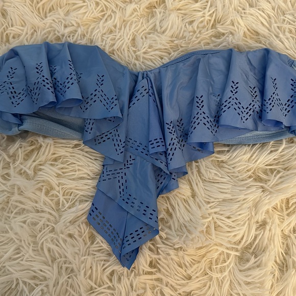 New sparkly blue bikini with flowy Bandeau top - Picture 7 of 7